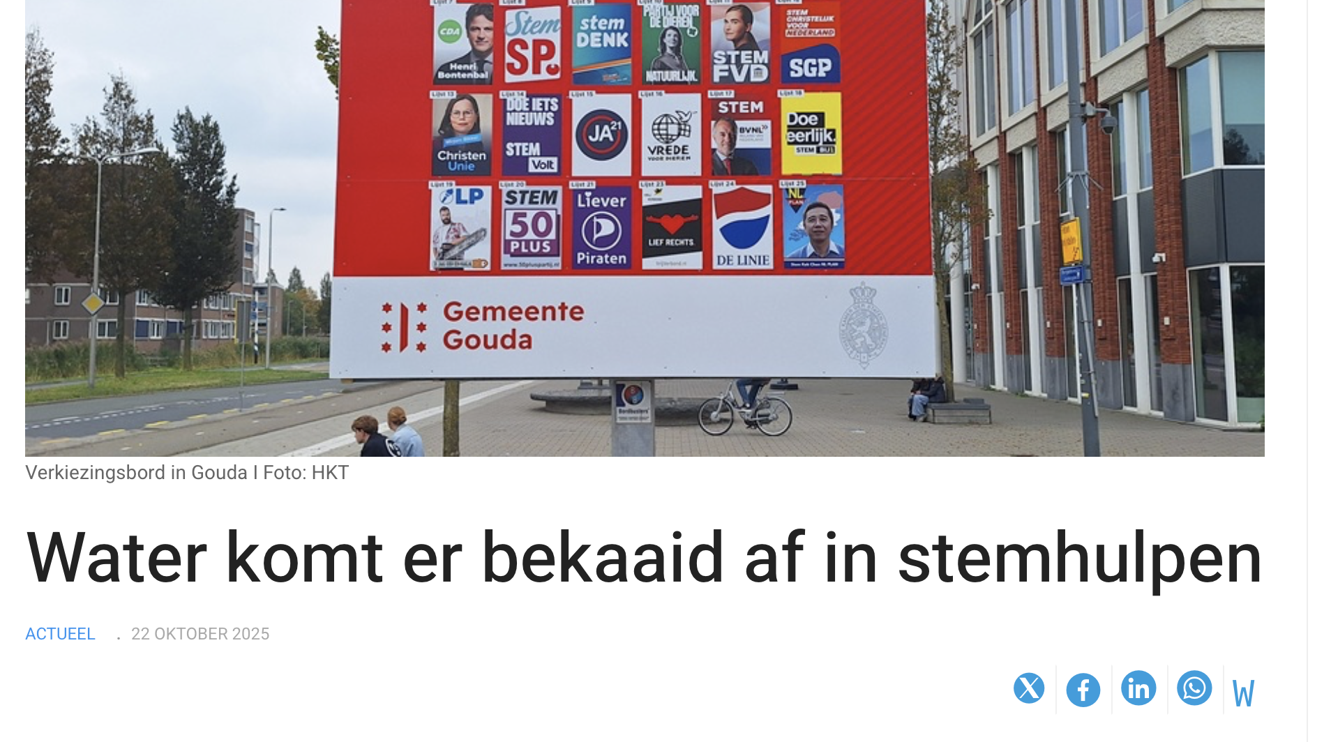 H2O Waternetwerk over zelf partijpunten onderzoeken met de AI-stemhulp OpenVerkiezingen.nl